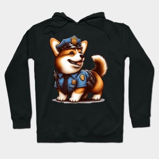 Corgi Police Hoodie